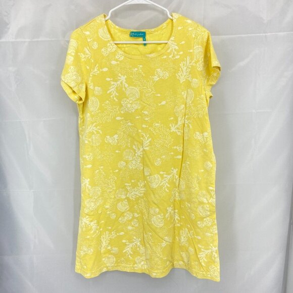 fresh produce Dresses & Skirts - Fresh Produce Women S Tropical Dress Beach Ocean Coral Fish Mini Length Yellow